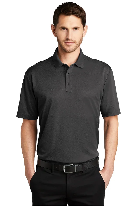 Blowout Deals Port Authority Mens Silk Touch Performance Moisture Wicking Short Sleeve Polo Shirt - Heather Black Blowout Deals Port Authority Mens Silk Touch Performance Moisture Wicking Short Sleeve Polo Shirt - Heather Black