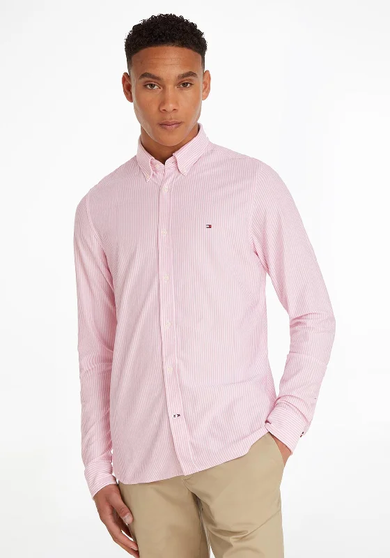 Extra Discounts Tommy Hilfiger 1985 Knit Stripe Shirt, Classic Pink & White