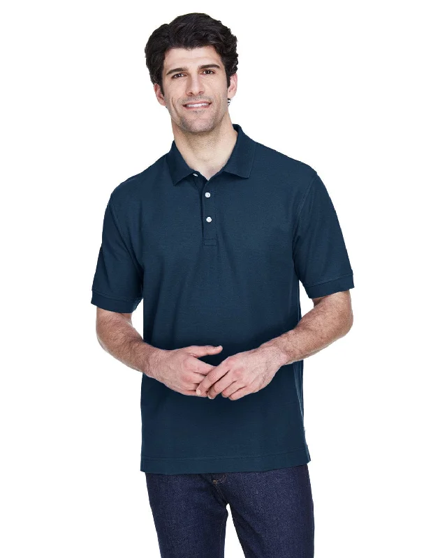 Deal Mania Devon & Jones Tall Pique Knit Polo Shirt | Navy