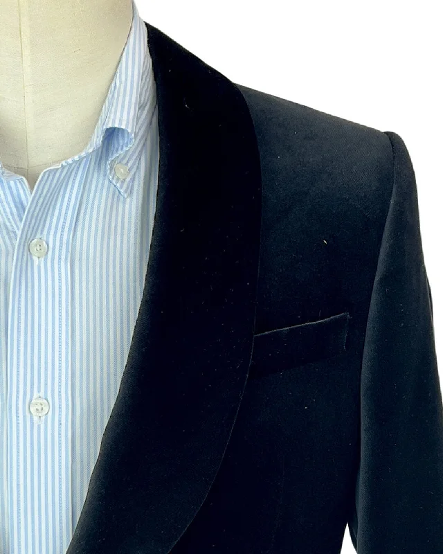 Fantastic Savings Black Velvet Shawl Collar Dinner Jacket