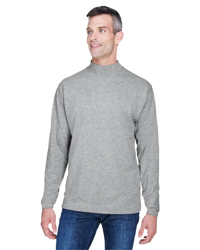 Weekend Savings Spree Devon & Jones Sueded Mock Turtleneck | Grey Heather