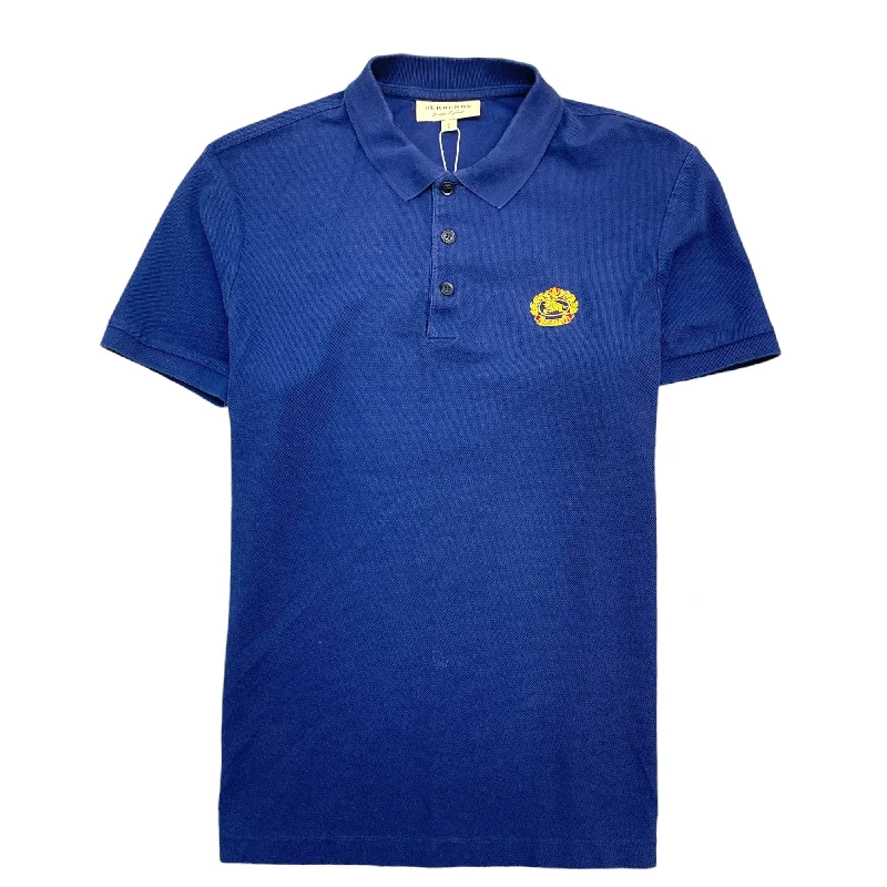 Weekend Deals That Dazzle Men's Embroidered Logo Polo Shirt Navy Size L