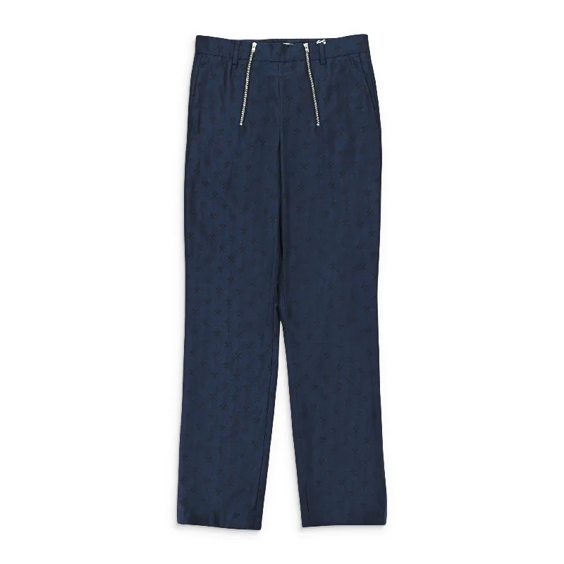 Don't Miss Out TAILORED W DOUBLE ZIP IN HAMMER NAVY TROUSER