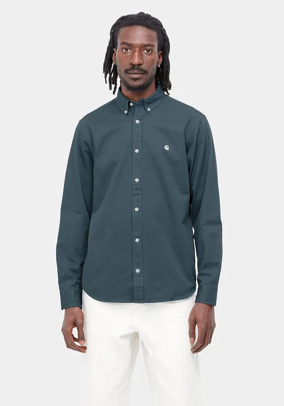 Flash Sale Carhartt Madison Shirt, Storm Blue & Wax