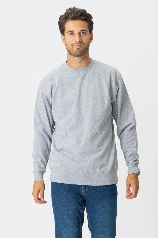 Don't Wait Basic Crewneck - Grey