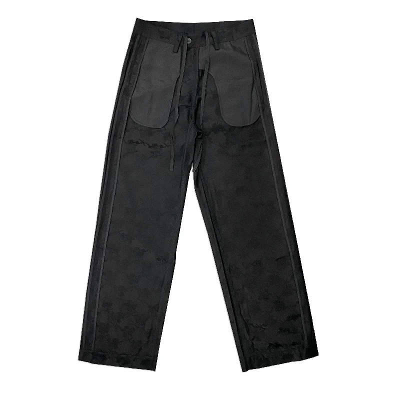 Unmissable Offer 1997shell black flowers jacquard pants
