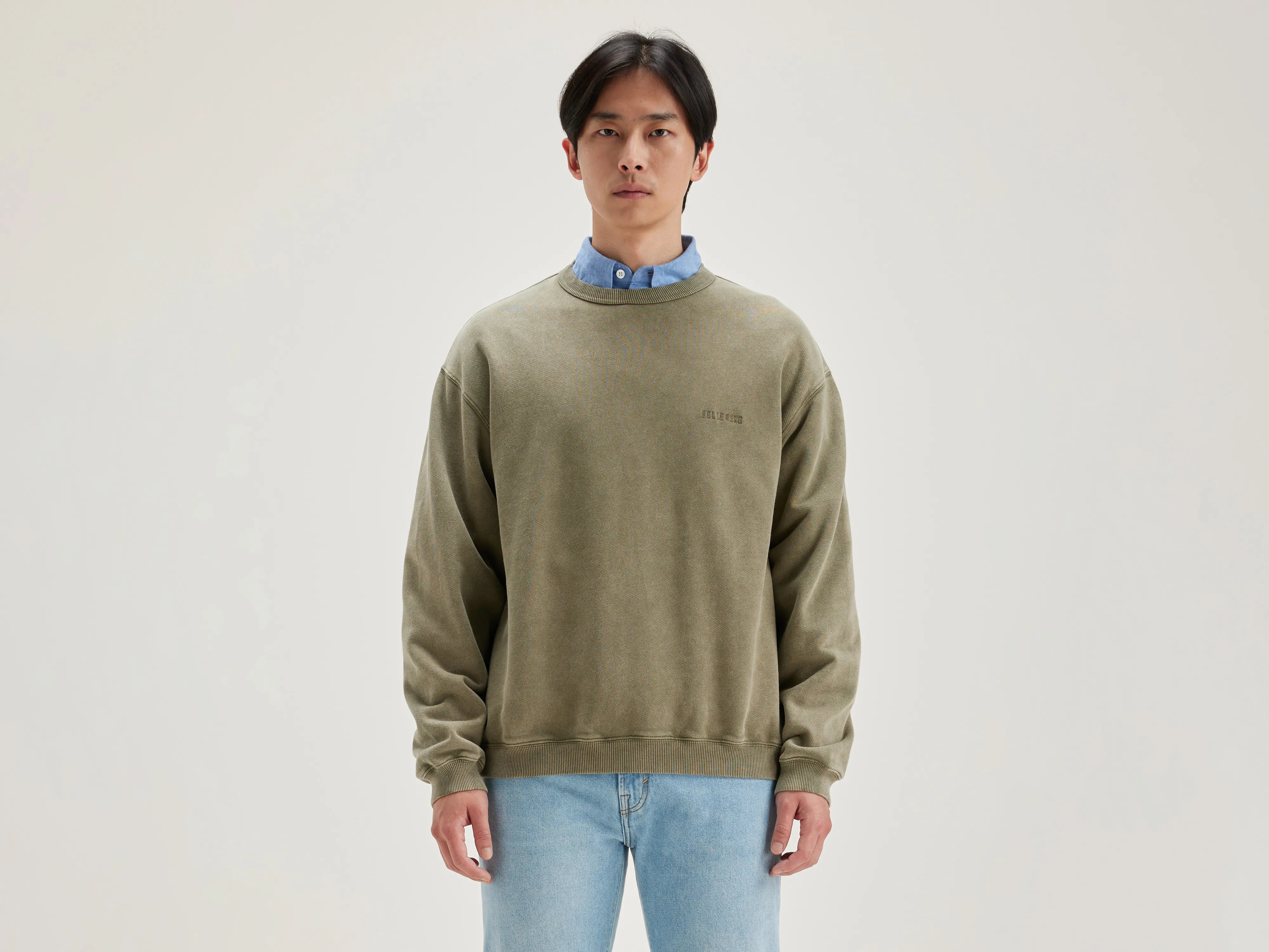 Deep Savings Fabien crew-neck sweatshirt (242 / M / MILITARY)