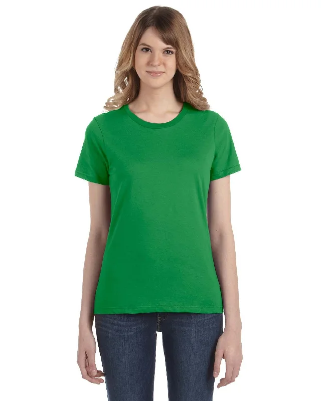 Instant Discount Anvil Ladies Fashion Fit T-Shirt | Green Apple