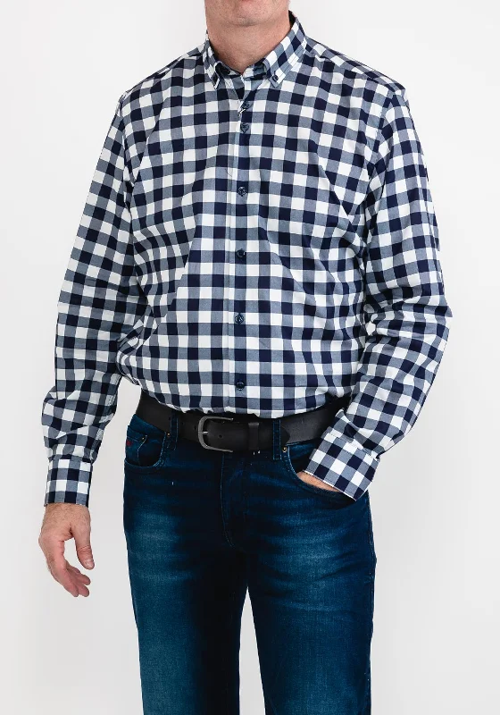 Deal Alert 6th Sense Check Shirt, Navy