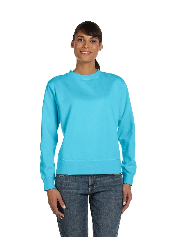 Now Available Comfort Colors Ladies Garment-Dyed Crewneck Sweatshirt