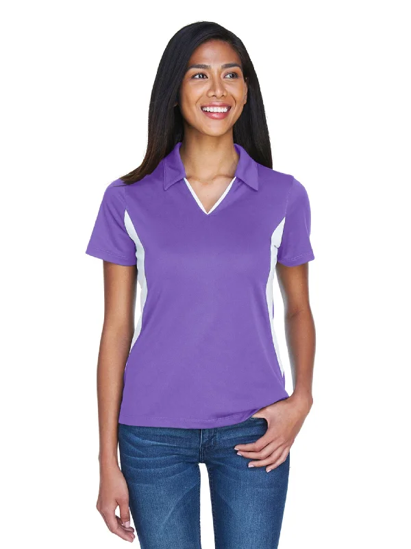 Low Prices Harriton Ladies Side Block Micro-Pique Polo Shirt