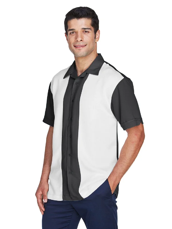 Weekend Deals to Make You Happy Harriton Two-Tone Bahama Cord Camp Shirt