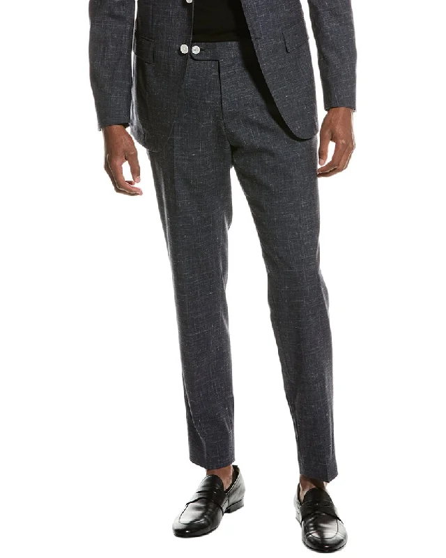 Weekend Savings Spectacular BOSS Hugo Boss Genius Slim Fit Wool, Silk, & Linen-Blend Pant