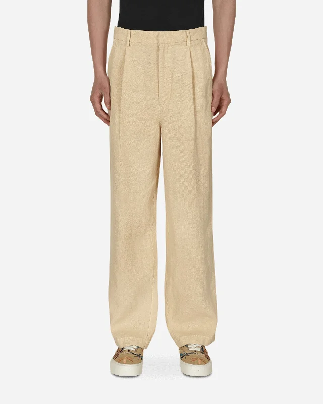Year-End Sale Washi Duck Canvas Pants Beige