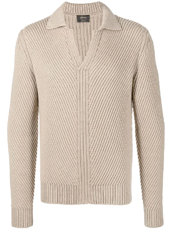 Top Pick V-Neck Ribbed-Knit Jumper