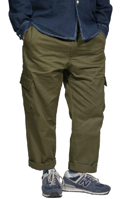 New Deals Worker Cargo Pants In Army Green