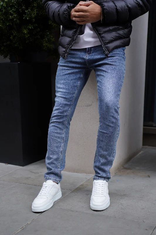 Exclusive Access Capo Slim Fit Denim Jeans -  Mid Blue