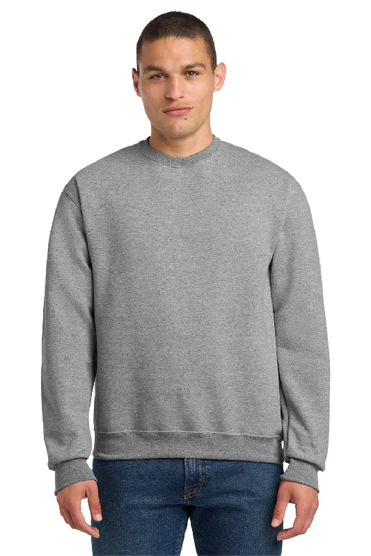 Customer Appreciation Sale Jerzees Mens Super Sweats NuBlend Pill Resistant Fleece Crewneck Sweatshirt - Oxford Grey