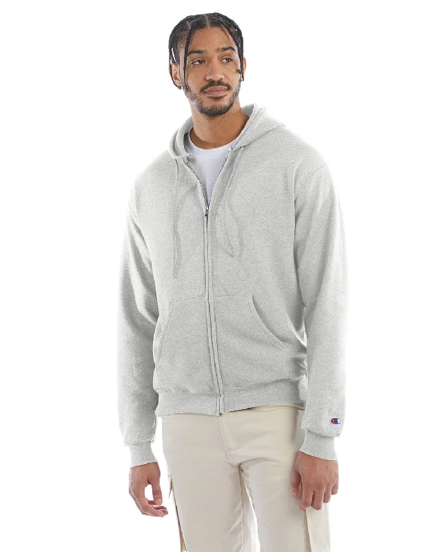 Anniversary Sale Champion EcoSmart Full-Zip Hoodie | Silver Grey