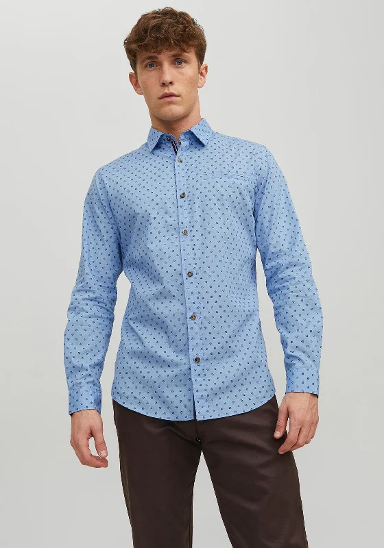Price Reduction Jack & Jones Trekota Detail Shirt, Cashmere Blue