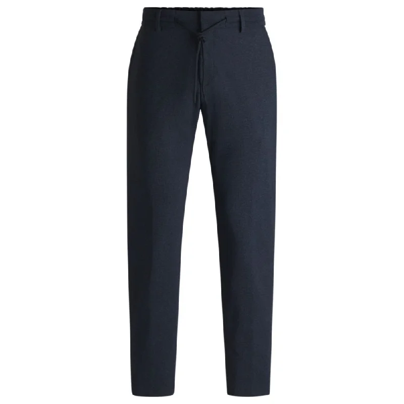 Weekend Specials to Snag Slim-fit trousers in micro-patterned performance-stretch fabric