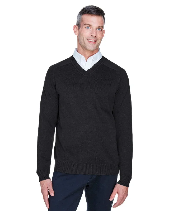 Weekend Offers That Shine Devon & Jones Mens V-Neck Sweater | Black