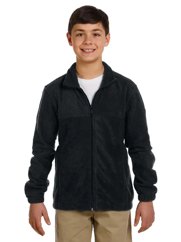 Instant Savings Harriton Youth Full-Zip Fleece