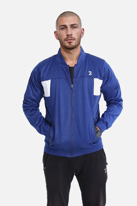 Take Advantage Bellwether Blue Men Tracksuit Jacket