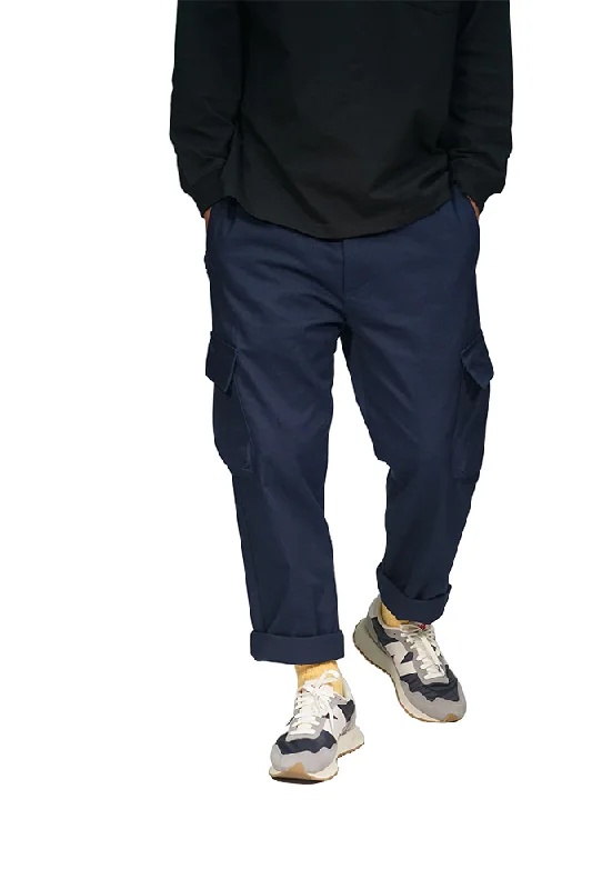 Midnight Madness Worker Cargo Pants In Blue