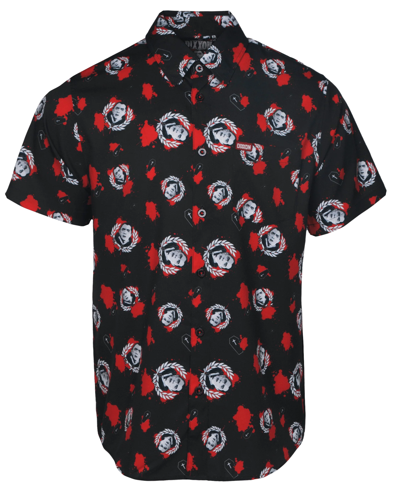 Weekend Specials to Savor Dracula Short Sleeve Party Shirt