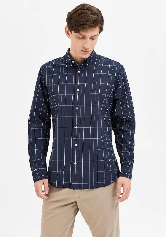 Big Savings Selected Homme Theo Shirt, Dark Sapphire