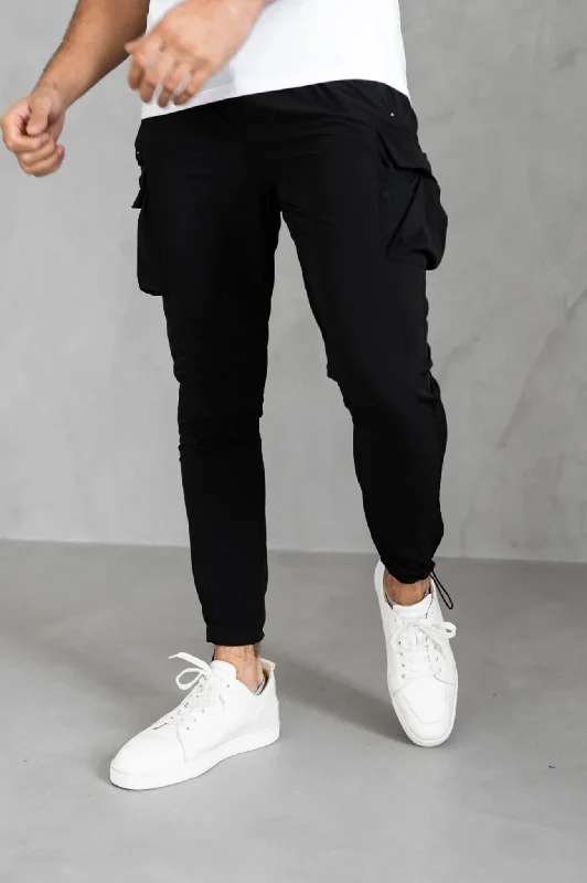 Weekend Discounts to Indulge In Capo LIGHTWEIGHT Cargo Pant - Black