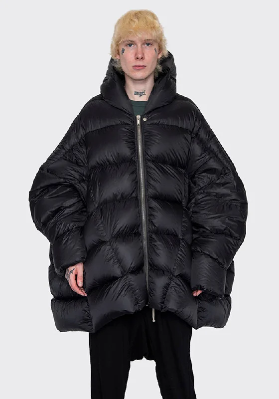 Bargain Prices RICK OWENS RU02B2796 NZD4 09 DUVET JUMBO PETER JACKET BLACK