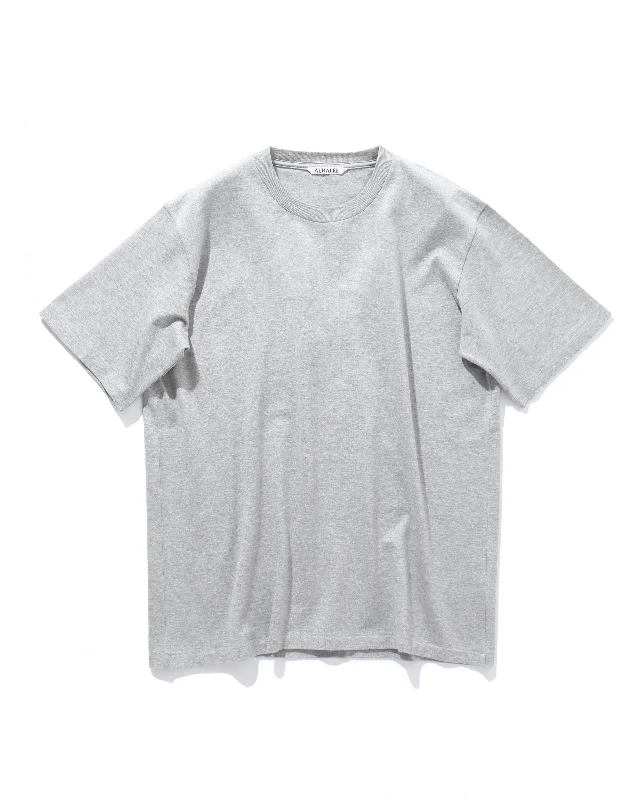Weekend Special LUSTER PLAITING TEE TOP GRAY