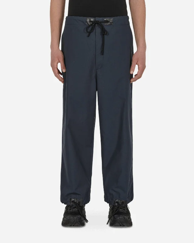 Act Fast 2 Moncler 1952 Cotton Blend Trousers Blue