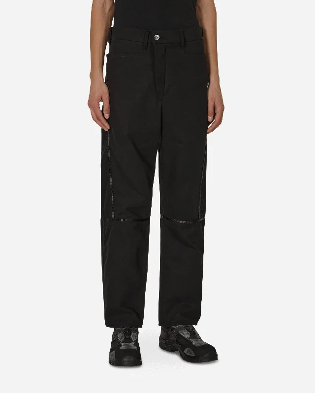 Weekend Specials to Love Taped Trousers Black