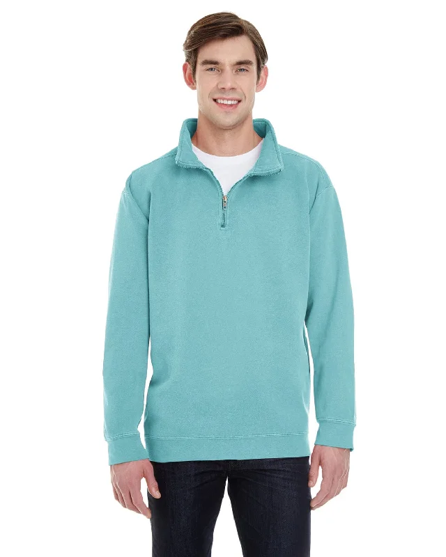 Weekend Deal Comfort Colors Quarter-Zip Sweatshirt | Chalky Mint