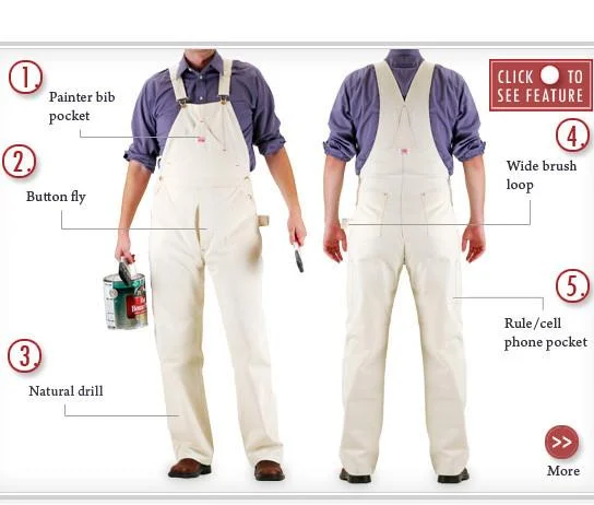 Don't Miss IRREGULAR #71 American Made Painter Overalls SECOND, NO RETURNS