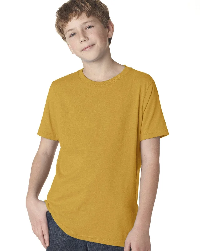 Savings Galore Next Level Boys Premium Short Sleeve Crew Tee | Antique Gold