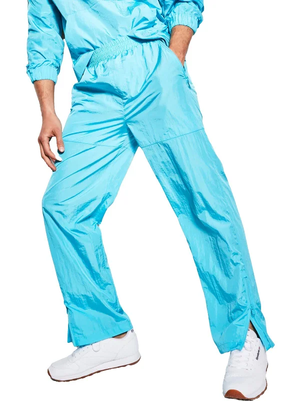 Weekend Bargains to Grab Mens Slick Straight Jogger Pants