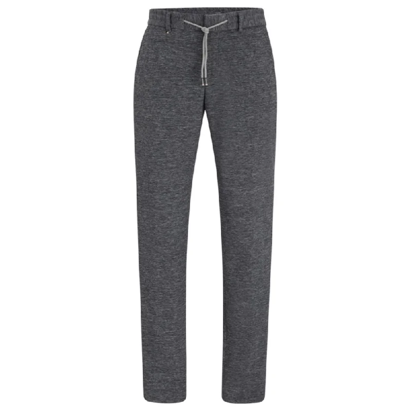 Crazy Deals Slim-fit trousers in melange stretch jersey