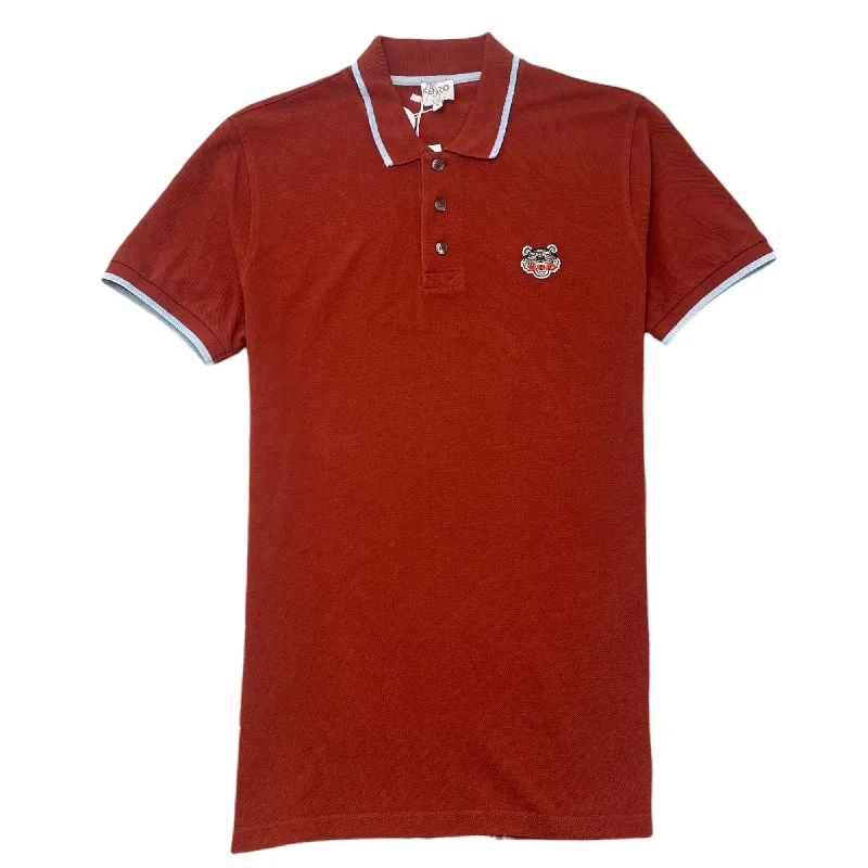 Weekend Specials to Grab Men's Embroidered Logo Polo Shirt Red Size S