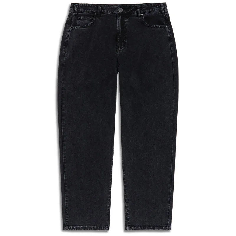 Weekend Offers That Sizzle CCS Baggy Taper Denim Jeans - Acid Black