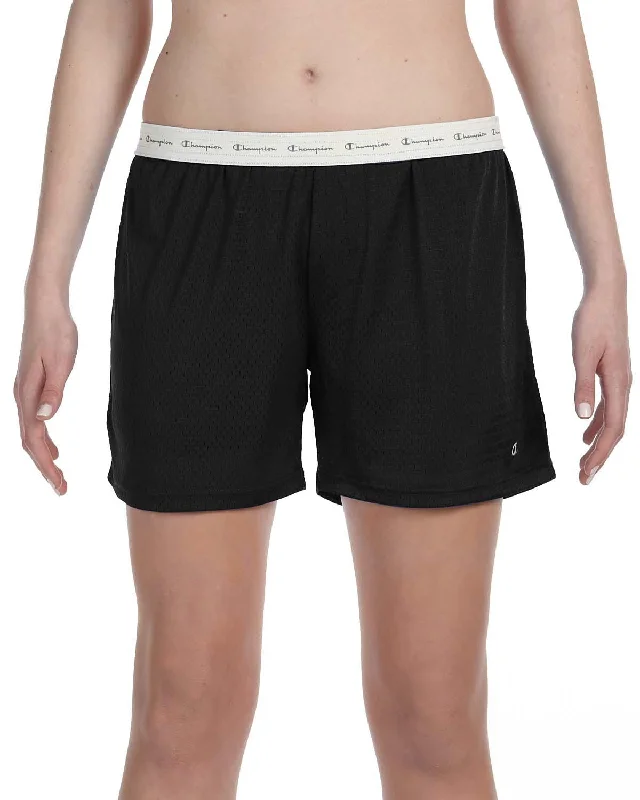 Get It Before It’s Gone Champion Ladies Mesh Shorts | Black