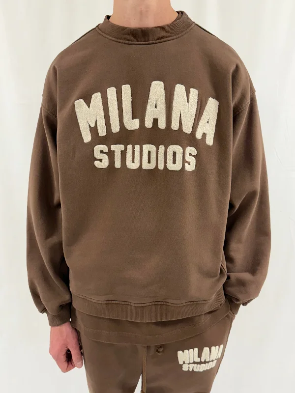 Special Savings Dark Chocolate Teddy Heavyweight Sweatshirt.