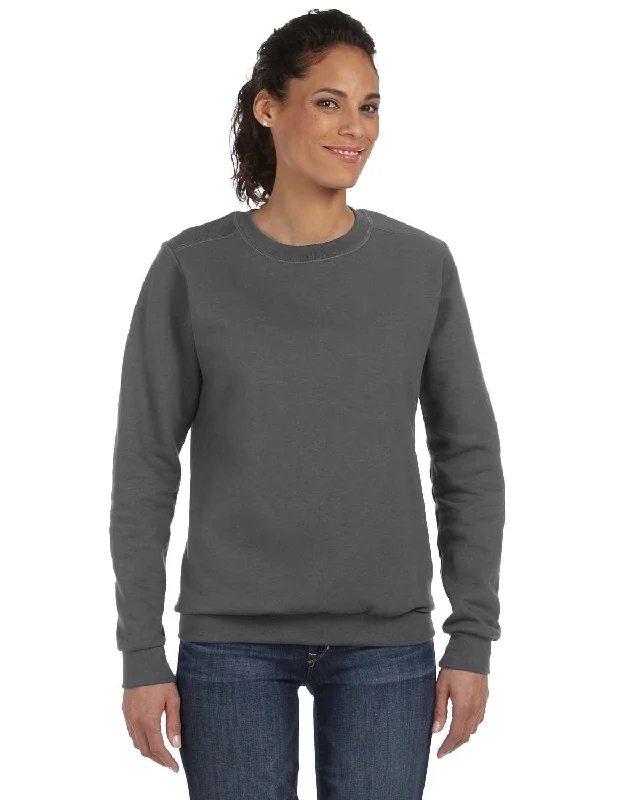 Weekend Shopping Bliss Anvil Ladies Combed Ringspun Cotton Blend Crew Neck Sweatshirt | Charcoal Weekend Shopping Bliss Anvil Ladies Combed Ringspun Cotton Blend Crew Neck Sweatshirt | Charcoal
