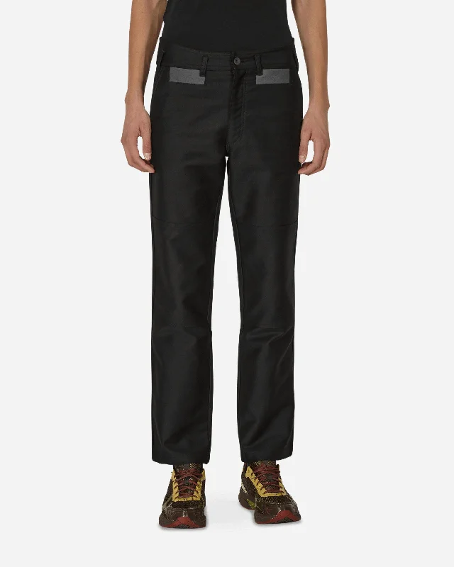 Exclusive Online Offer Block Fustian Raised Pants Black