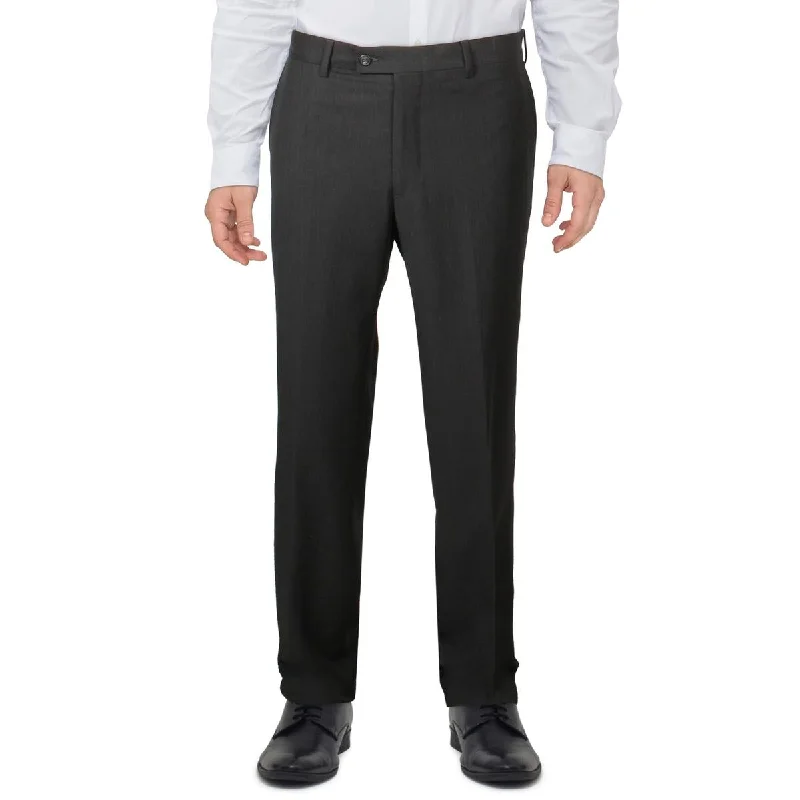 Today’s Special Mens Wool Plain Hem Dress Pants