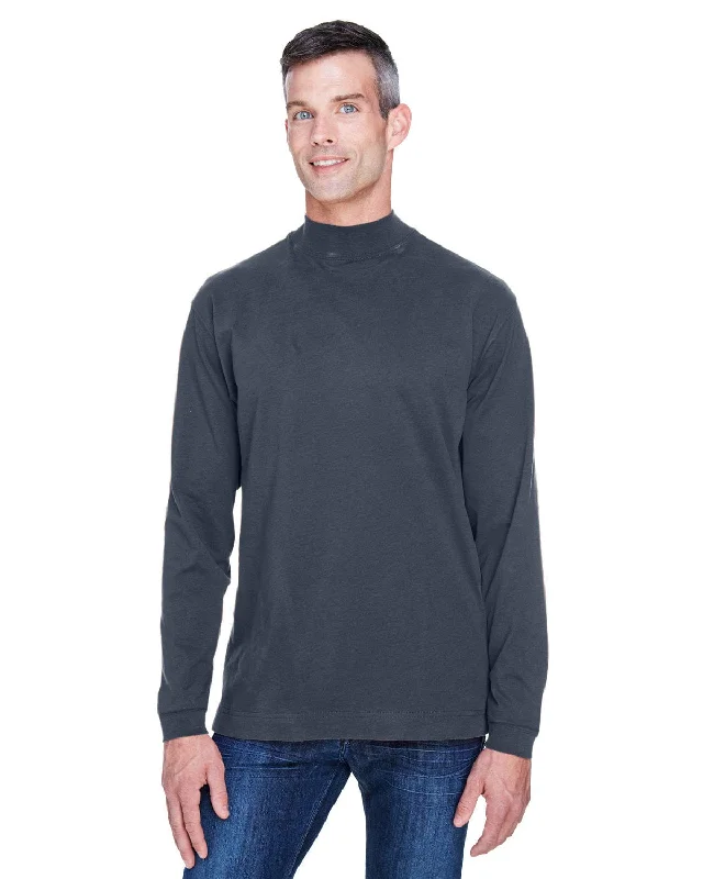 Weekend Extravaganza: Shop Now Devon & Jones Sueded Mock Turtleneck | Navy