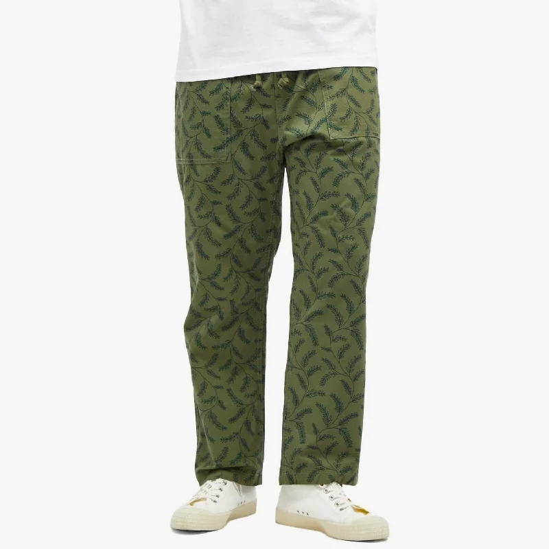 Make Your Weekend Count with Savings Branch Twill Chef Pants In Olive